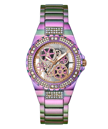 Guess Damen Armbanduhr Reveal glitzer GW0302L3